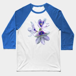 Lavender Water Lilies Baseball T-Shirt